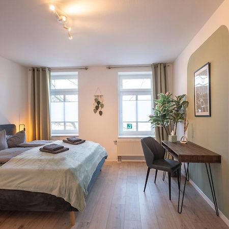 Boho-Suite - Sauna, Netflix, Nespresso, Zentral, Messe Chemnitz Ngoại thất bức ảnh
